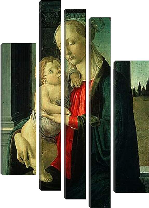 Модульная картина - Madonna (8) Сандро Боттичелли