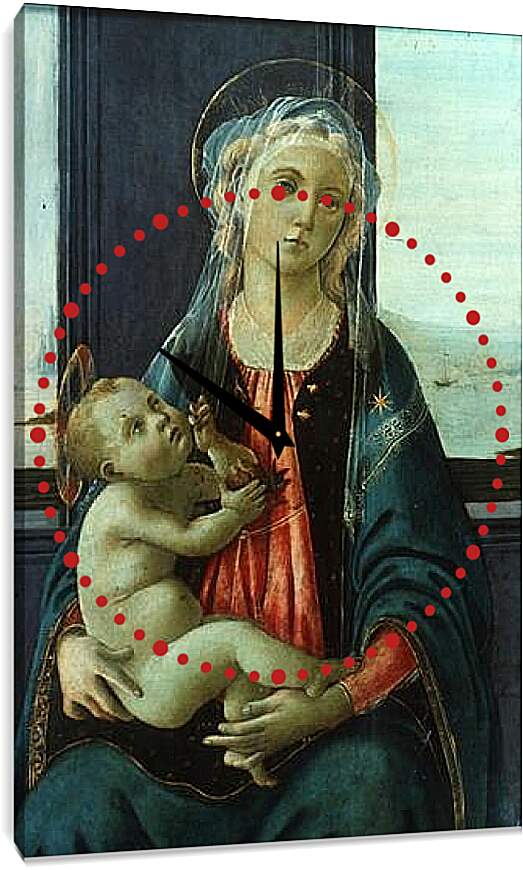 Часы картина - Madonna (7) Сандро Боттичелли