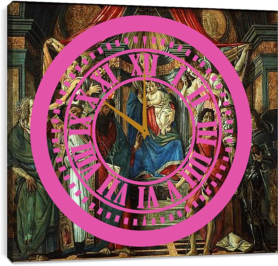 Часы картина - Madonna (6) Сандро Боттичелли