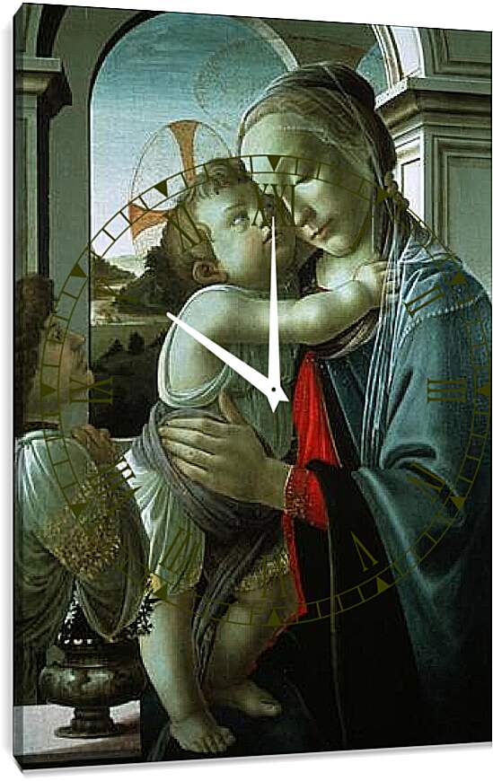 Часы картина - Madonna (5) Сандро Боттичелли