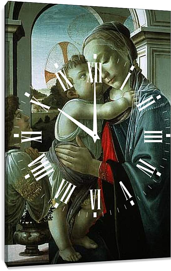 Часы картина - Madonna (5) Сандро Боттичелли