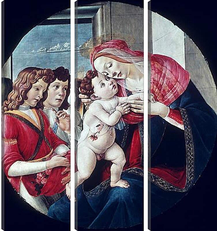 Модульная картина - Madonna (4) Сандро Боттичелли