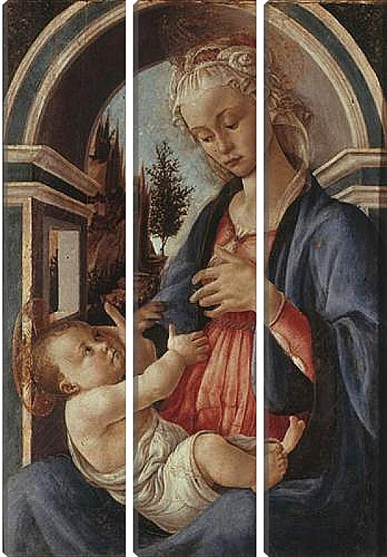 Модульная картина - Madonna (3) Сандро Боттичелли