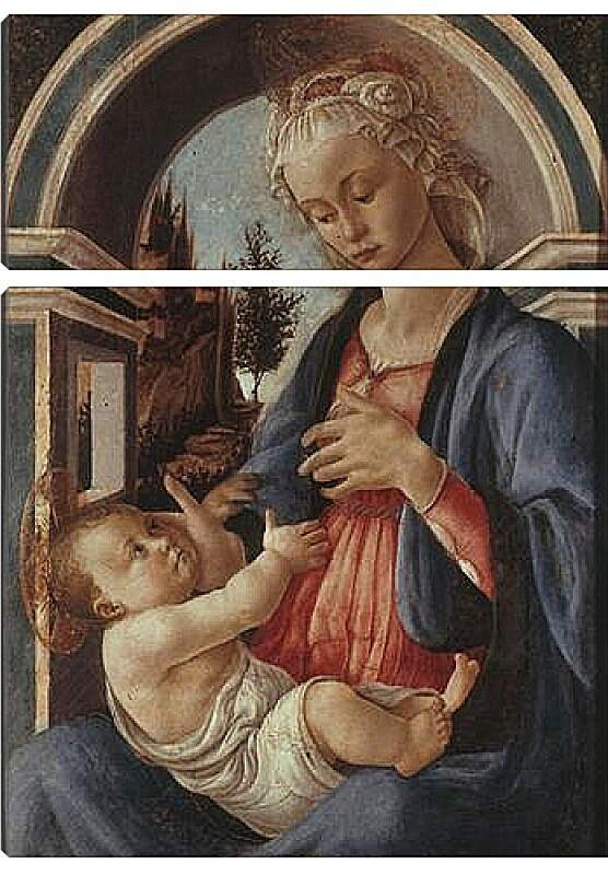 Модульная картина - Madonna (3) Сандро Боттичелли