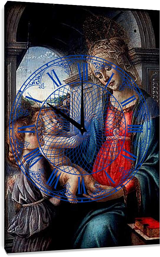 Часы картина - Madonna (2) Сандро Боттичелли