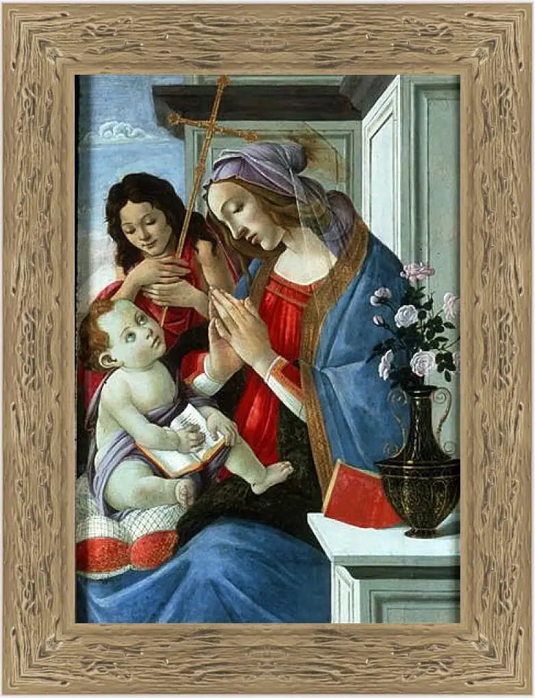 Картина в раме - Madonna. Сандро Боттичелли