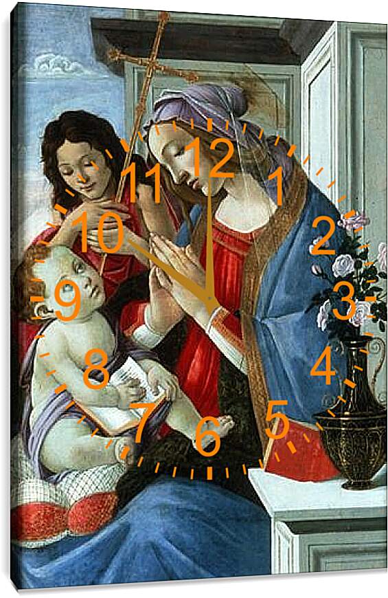 Часы картина - Madonna. Сандро Боттичелли