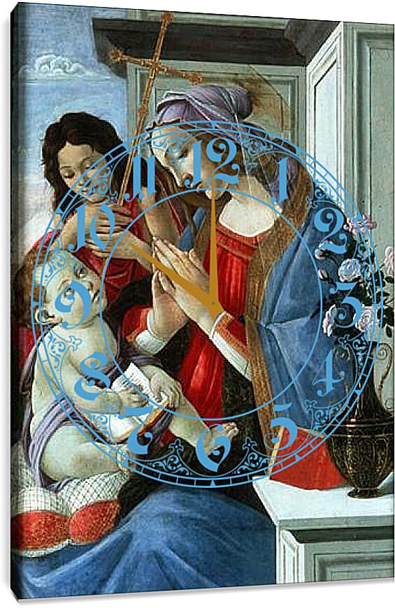 Часы картина - Madonna. Сандро Боттичелли