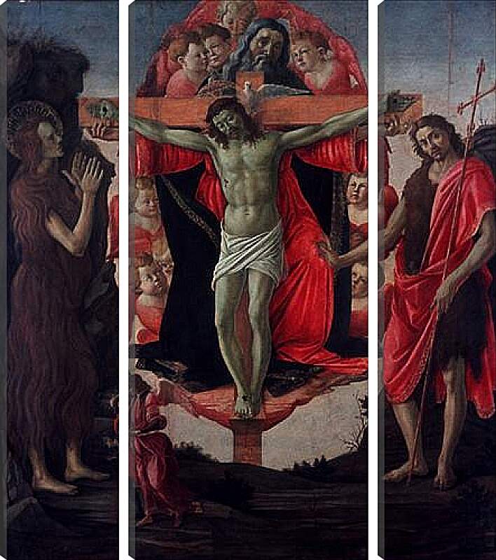 Модульная картина - Святая Троица. Сандро Боттичелли