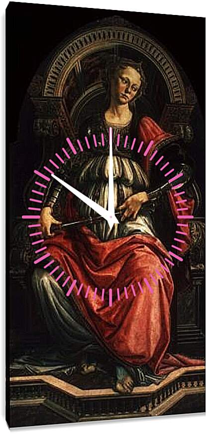 Часы картина - Fortitude. Сандро Боттичелли