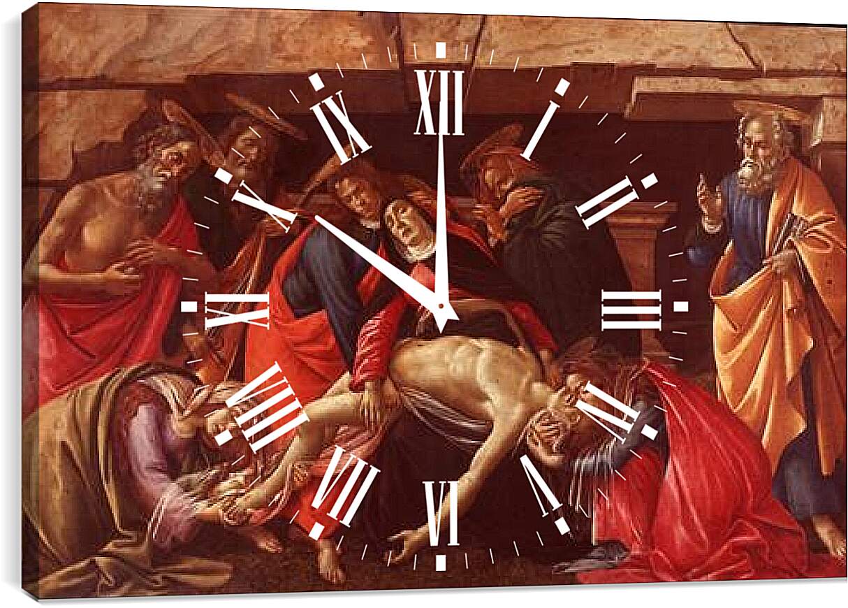 Часы картина - Deposition. Сандро Боттичелли