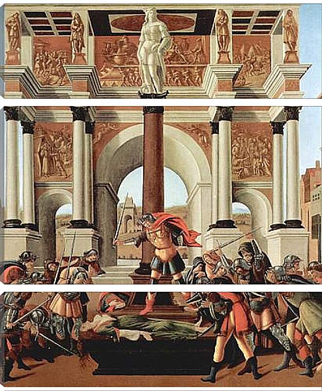 Модульная картина - Смерть Лукреция. Сандро Боттичелли