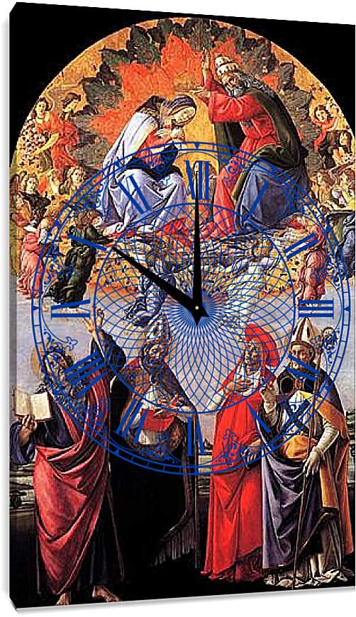 Часы картина - Coronation of Madonna. Сандро Боттичелли