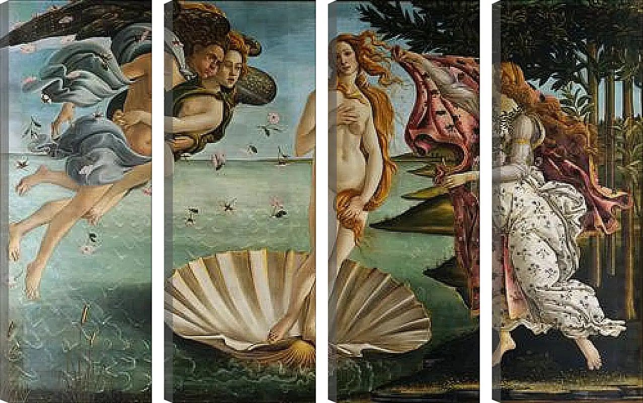 Модульная картина - Birth of Venus. Сандро Боттичелли