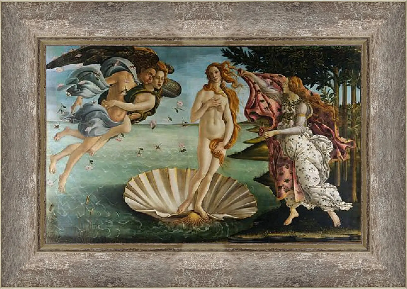 Картина в раме - Birth of Venus. Сандро Боттичелли