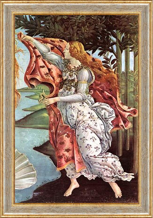Картина в раме - Birth of  the Venus (detail 4) Сандро Боттичелли