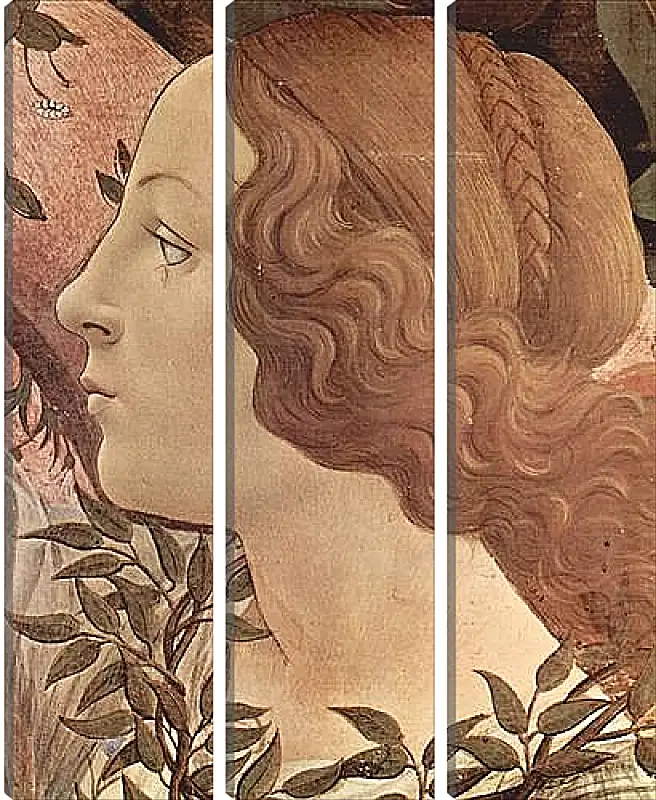 Модульная картина - Birth of  the Venus (detail 2) Сандро Боттичелли