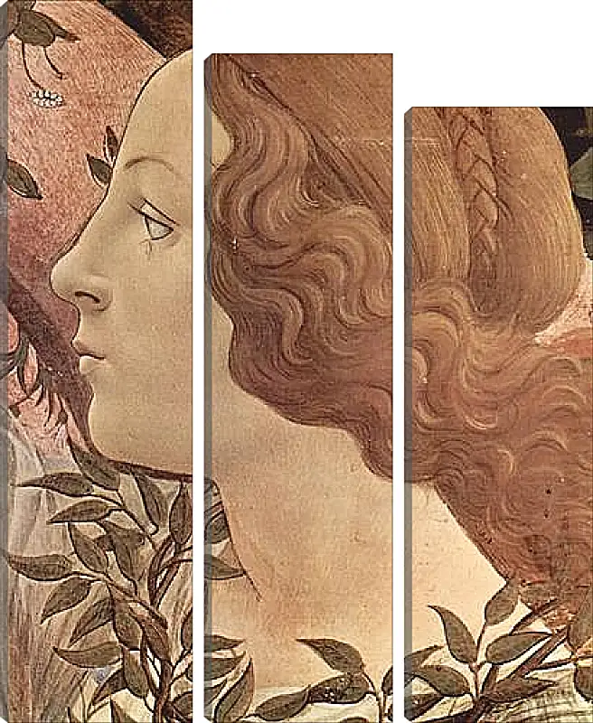 Модульная картина - Birth of  the Venus (detail 2) Сандро Боттичелли