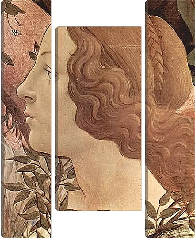 Модульная картина - Birth of  the Venus (detail 2) Сандро Боттичелли