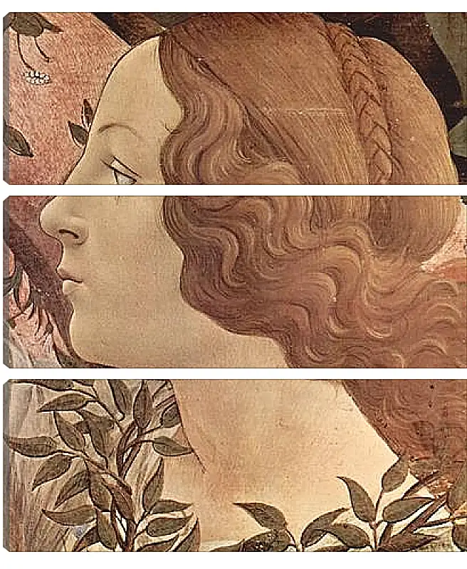 Модульная картина - Birth of  the Venus (detail 2) Сандро Боттичелли