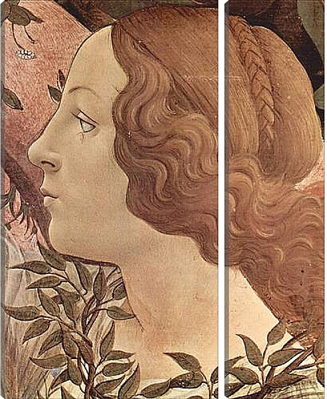 Модульная картина - Birth of  the Venus (detail 2) Сандро Боттичелли