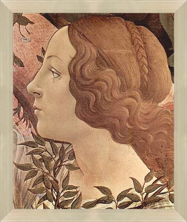 Картина в раме - Birth of  the Venus (detail 2) Сандро Боттичелли