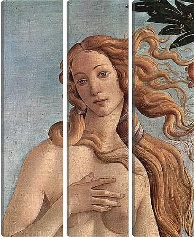 Модульная картина - Birth of  the Venus (detail) Сандро Боттичелли