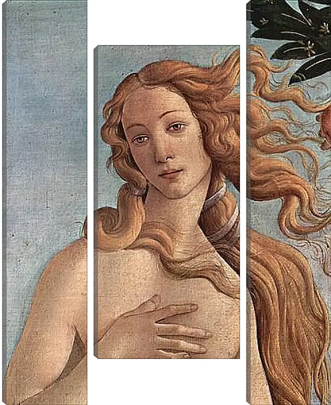 Модульная картина - Birth of  the Venus (detail) Сандро Боттичелли