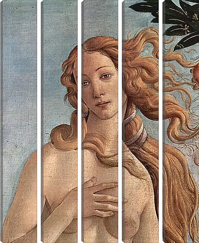 Модульная картина - Birth of  the Venus (detail) Сандро Боттичелли