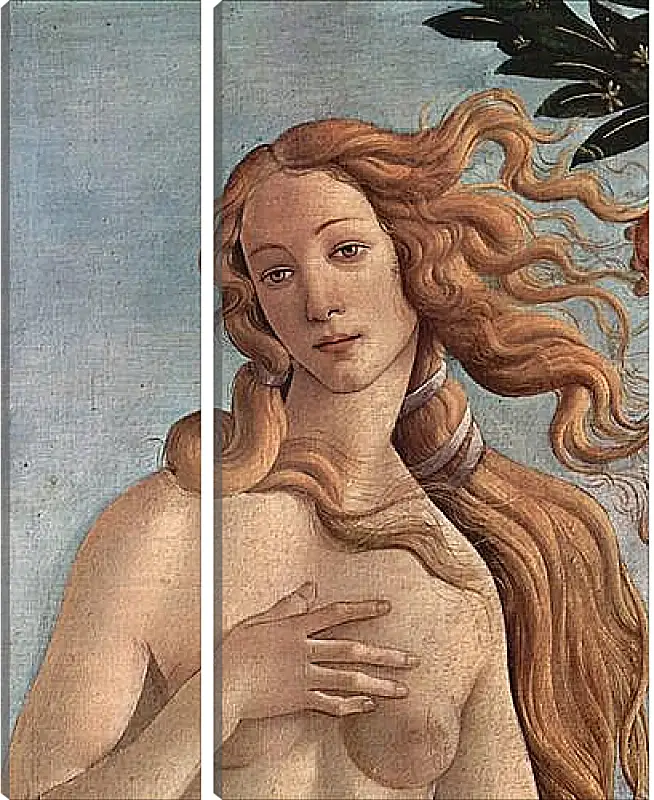 Модульная картина - Birth of  the Venus (detail) Сандро Боттичелли