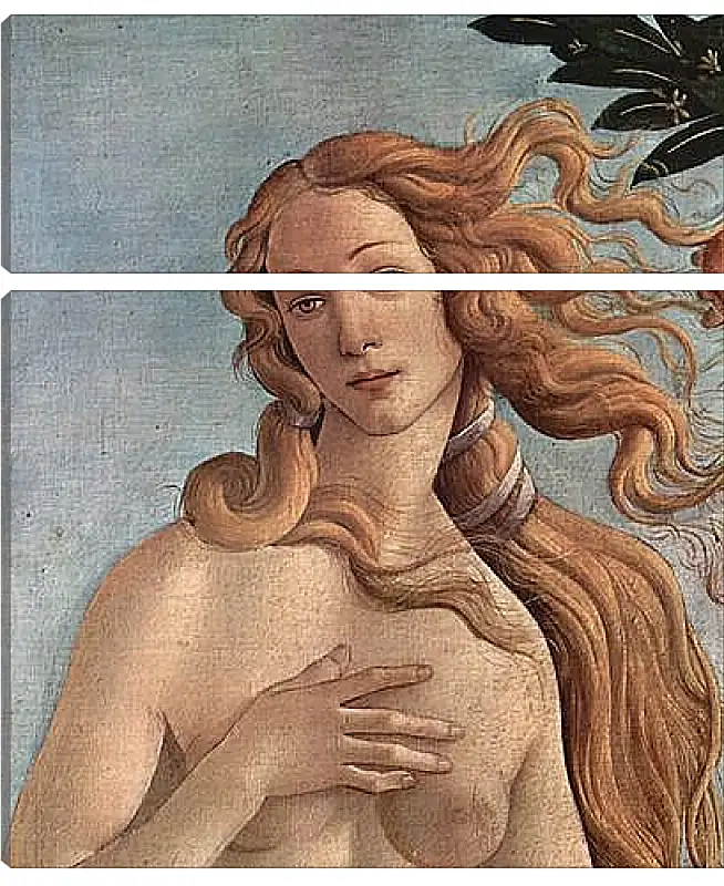 Модульная картина - Birth of  the Venus (detail) Сандро Боттичелли