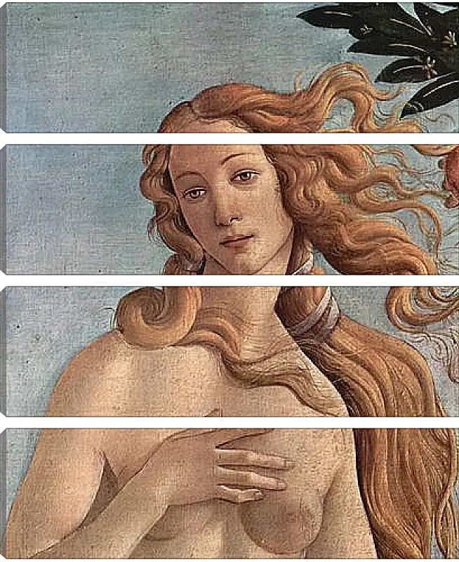 Модульная картина - Birth of  the Venus (detail) Сандро Боттичелли
