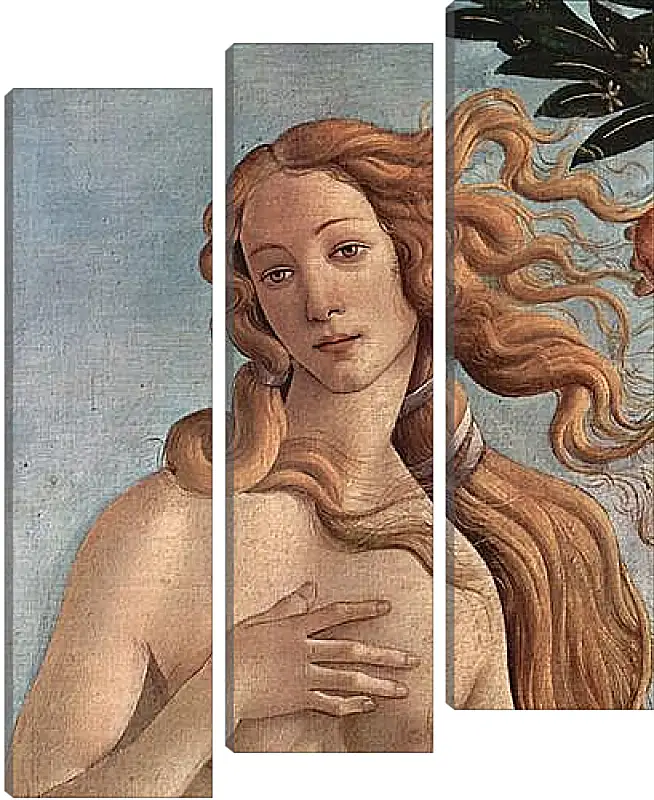 Модульная картина - Birth of  the Venus (detail) Сандро Боттичелли