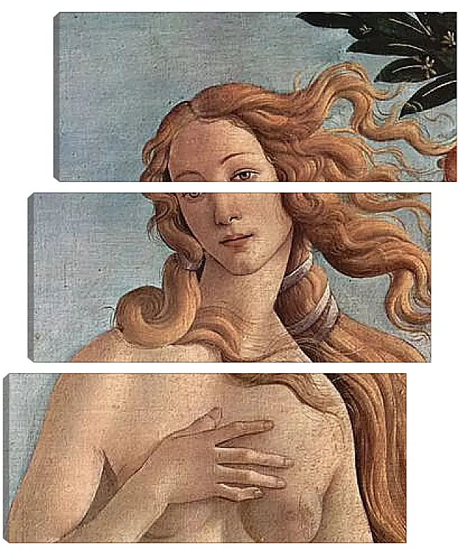 Модульная картина - Birth of  the Venus (detail) Сандро Боттичелли