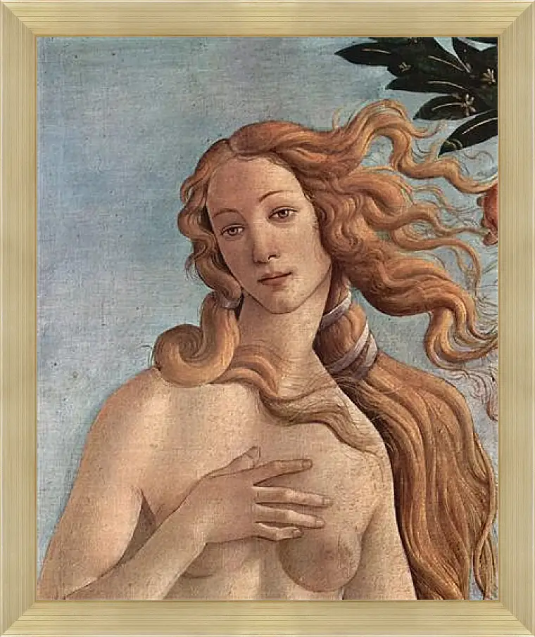 Картина в раме - Birth of  the Venus (detail) Сандро Боттичелли