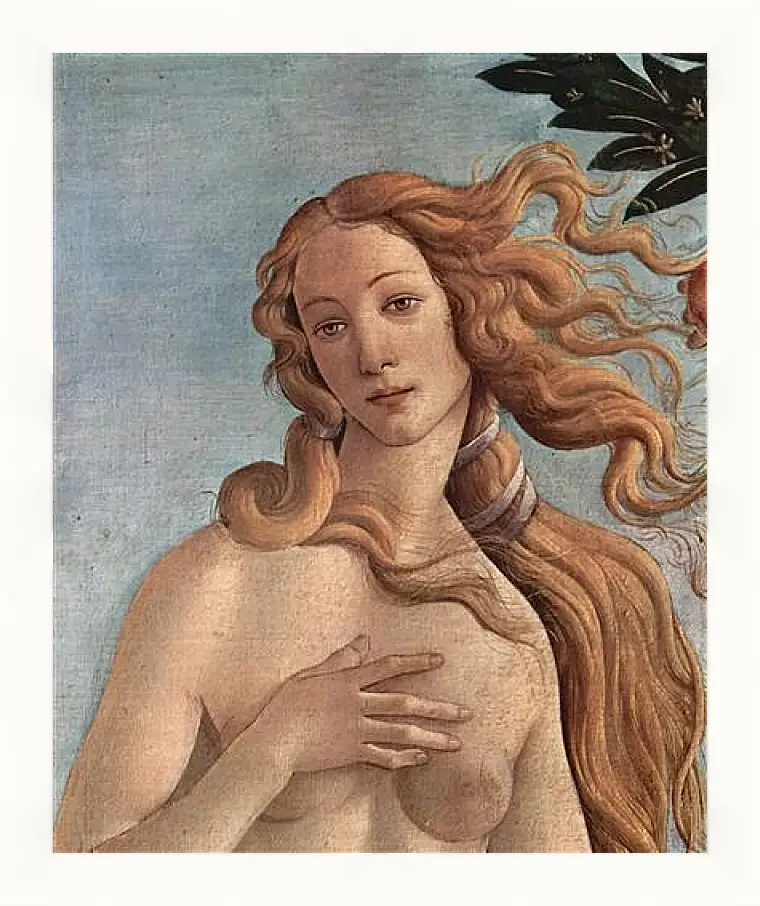 Картина в раме - Birth of  the Venus (detail) Сандро Боттичелли