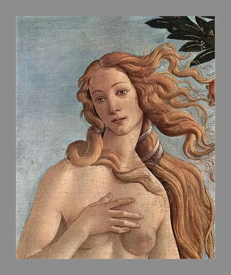 Картина в раме - Birth of  the Venus (detail) Сандро Боттичелли