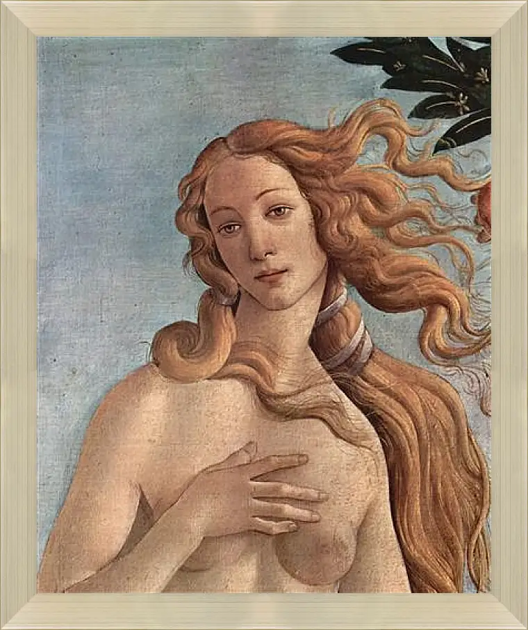 Картина в раме - Birth of  the Venus (detail) Сандро Боттичелли