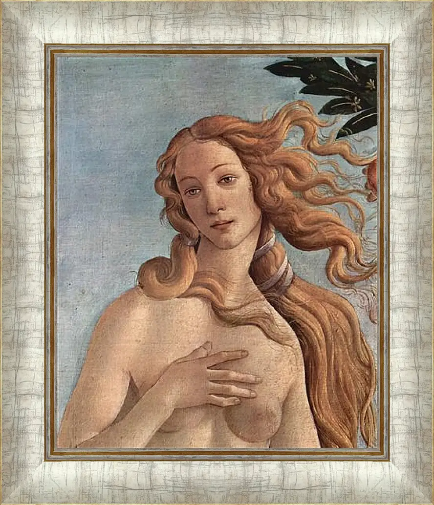 Картина в раме - Birth of  the Venus (detail) Сандро Боттичелли