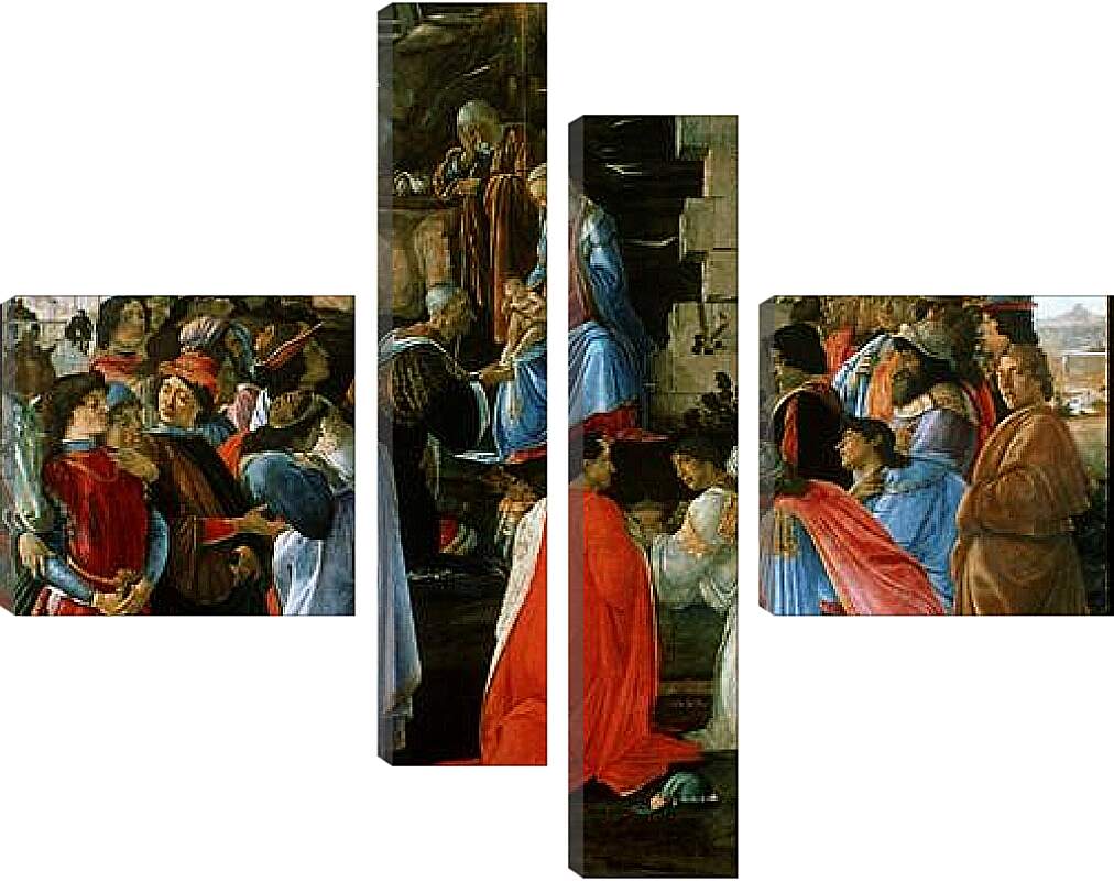 Модульная картина - Рождение Христа. Сандро Боттичелли