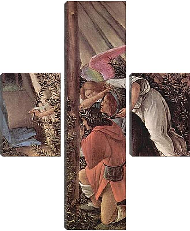 Модульная картина - Birth Christi Mysti birth (detail2) Сандро Боттичелли