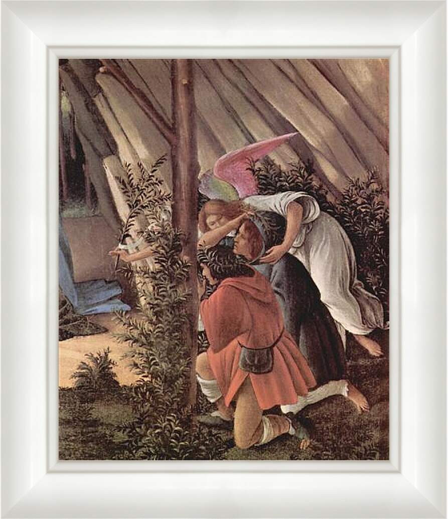 Картина в раме - Birth Christi Mysti birth (detail2) Сандро Боттичелли