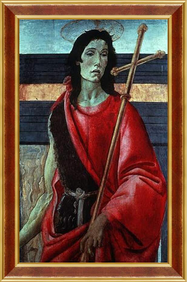 Картина в раме - Святой. Сандро Боттичелли