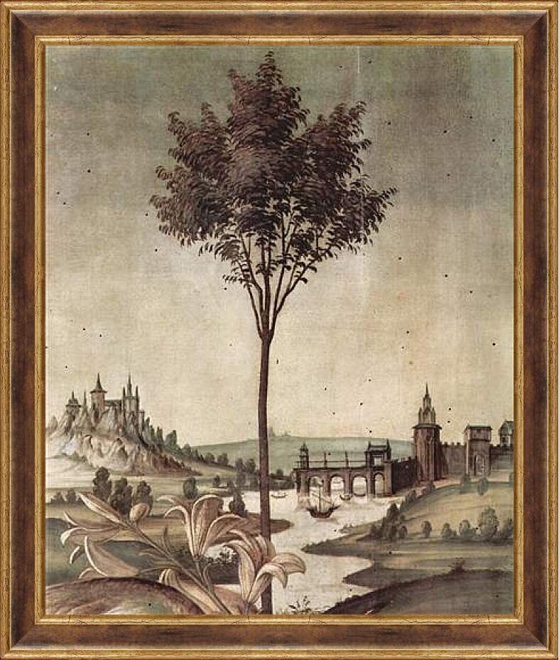Картина в раме - Annunciation (detail) Сандро Боттичелли