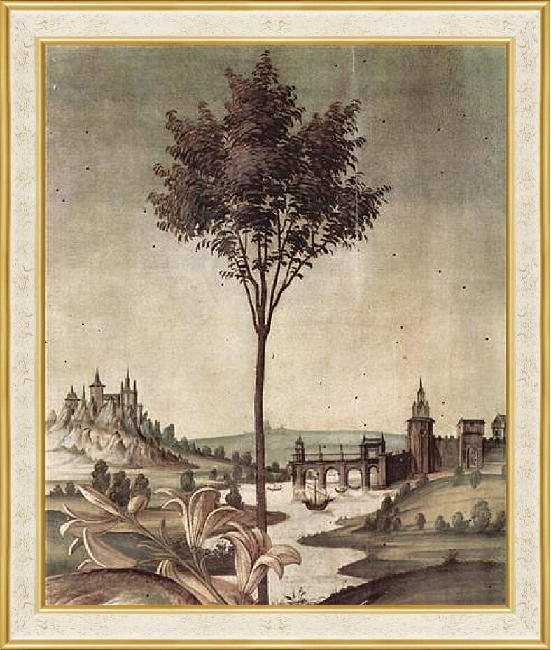 Картина в раме - Annunciation (detail) Сандро Боттичелли