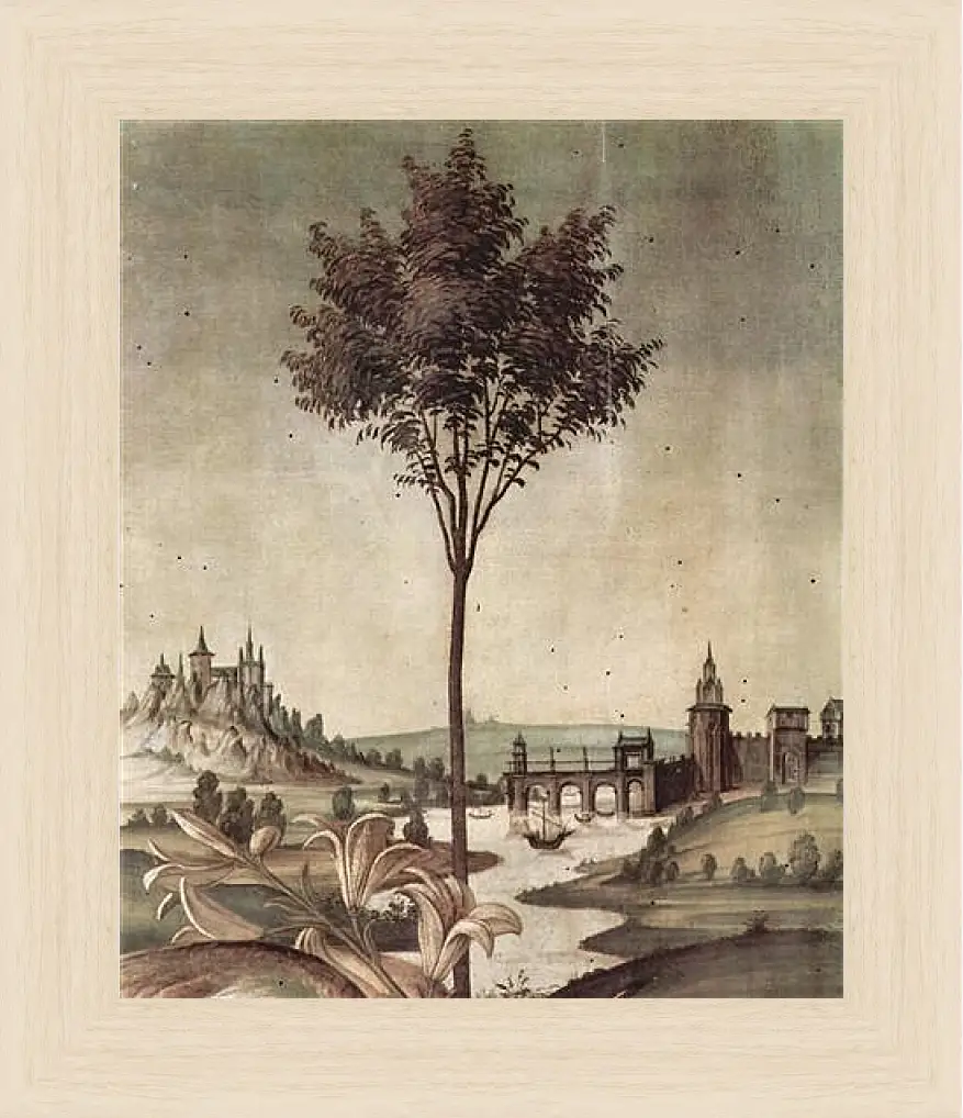 Картина в раме - Annunciation (detail) Сандро Боттичелли