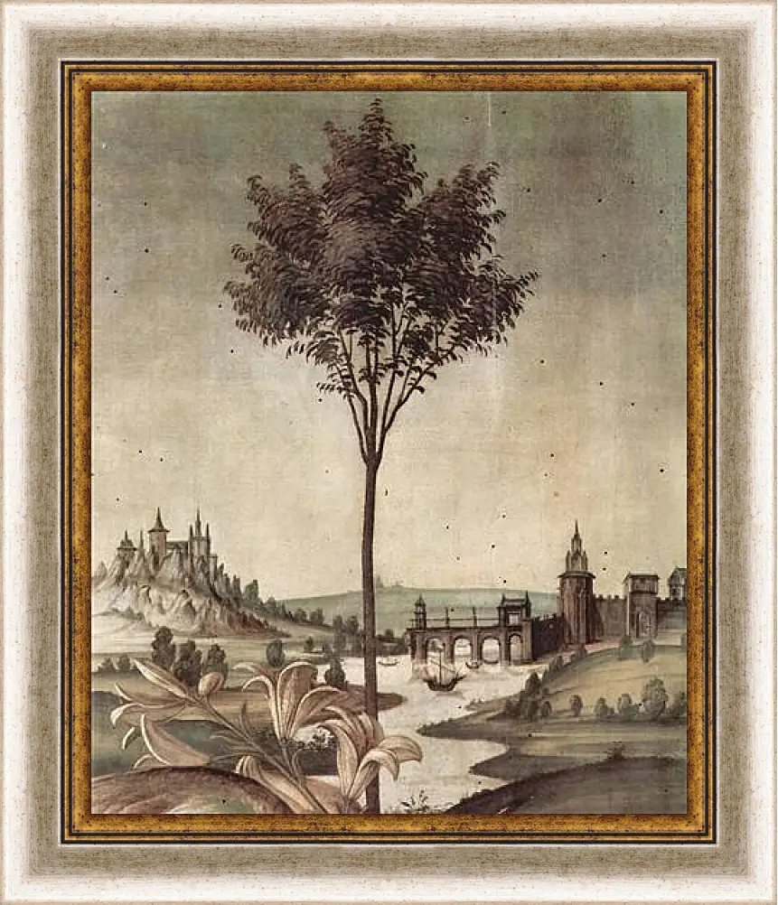 Картина в раме - Annunciation (detail) Сандро Боттичелли