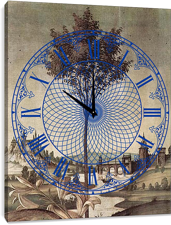 Часы картина - Annunciation (detail) Сандро Боттичелли