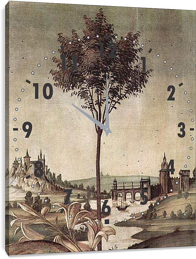 Часы картина - Annunciation (detail) Сандро Боттичелли