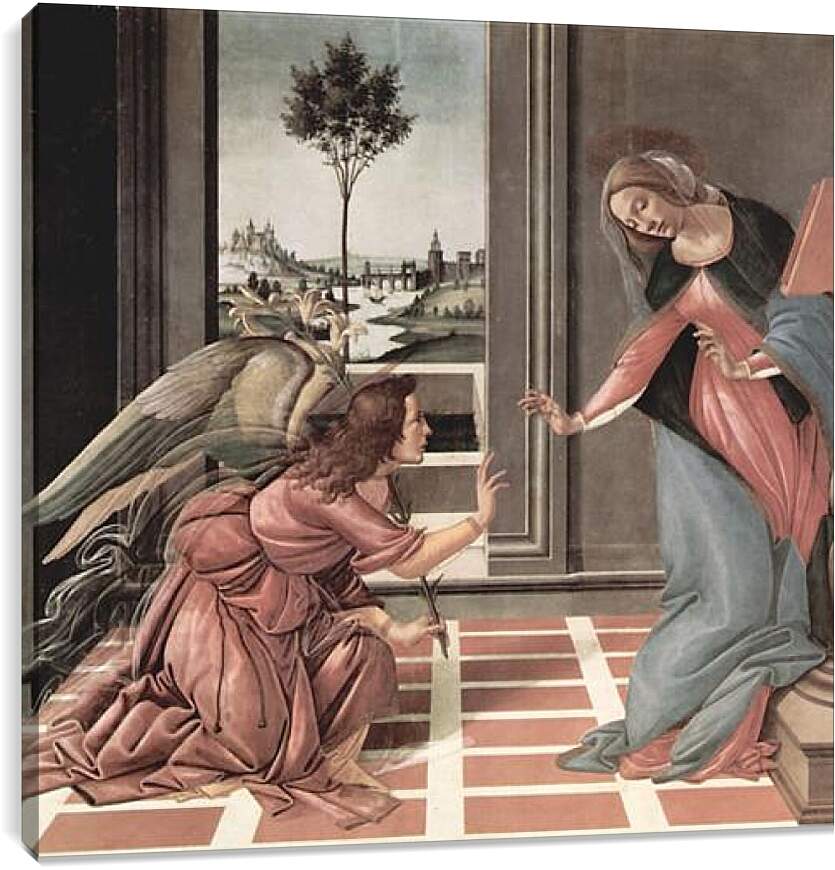 Постер и плакат - Annunciation. Сандро Боттичелли